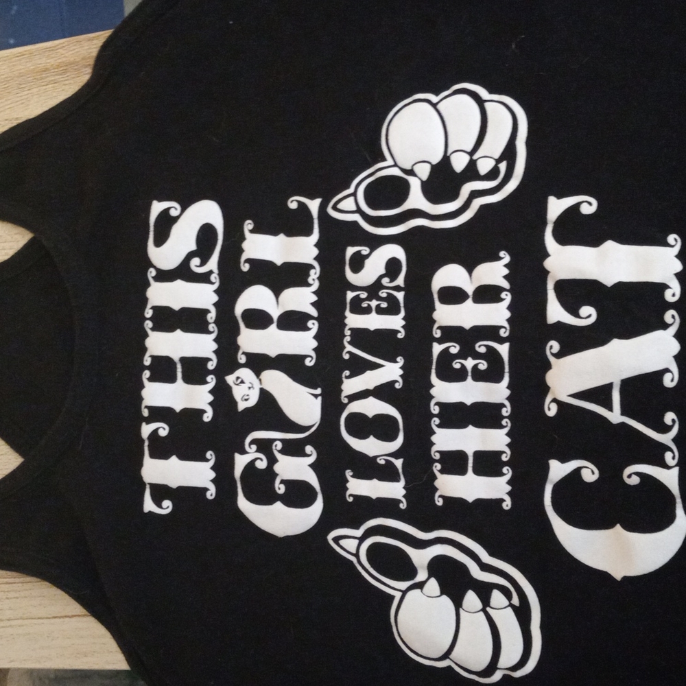 This Girl Loves Her Cat Tank